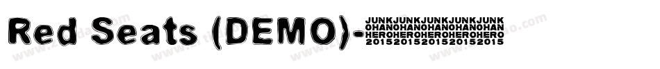 Red Seats (DEMO)字体转换